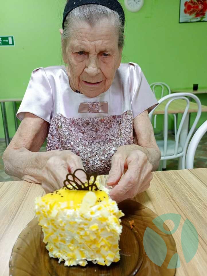 Дом престарелых г. Новосибирск: 90 лет нашей Щетининой Анастасии Федоровне